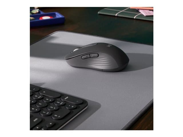 Logitech Signature M650 L for Business - mouse - 2.4 GHz, Bluetooth - graphite — view 15