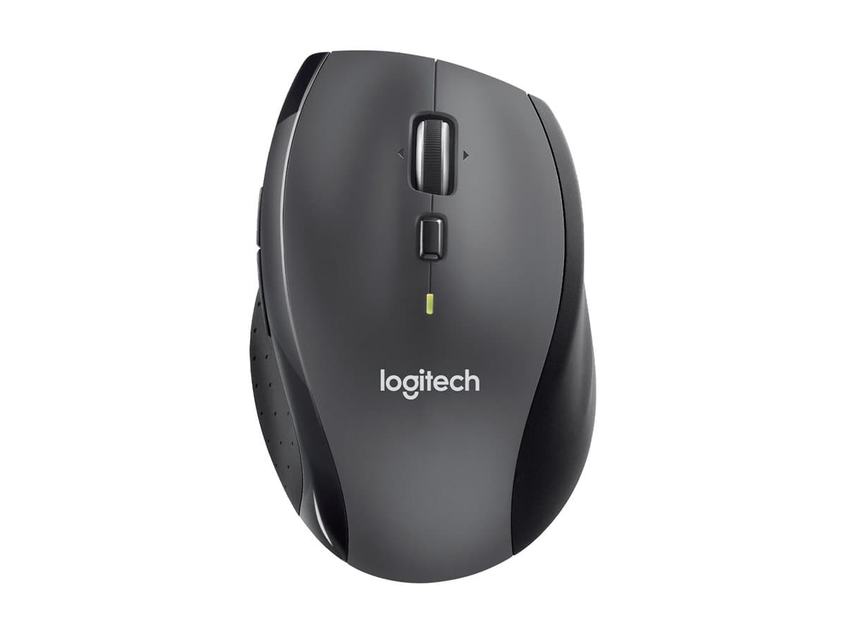 Logitech M705 - mouse - 2.4 GHz - grey — view 1