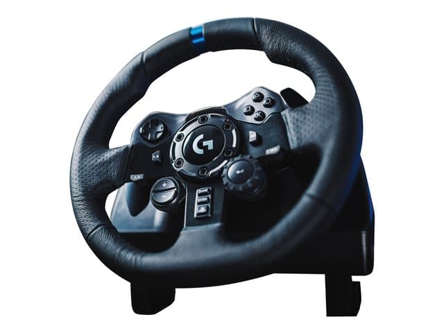 Logitech G923 - wheel and pedals set - wired — view 2