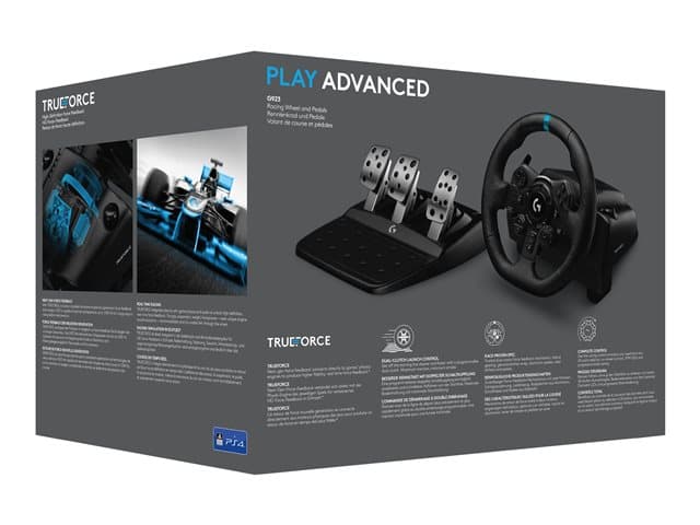 Logitech G923 - wheel and pedals set - wired — view 8