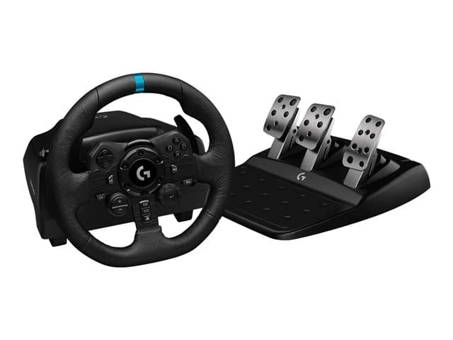 Logitech G923 - wheel and pedals set - wired — view 2