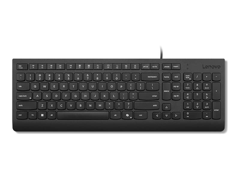 Lenovo Essential - keyboard - QWERTY - UK - black Input Device — view 2