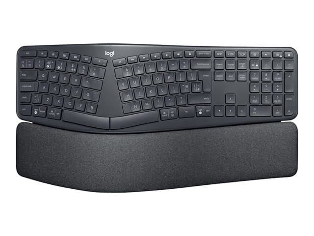 Logitech ERGO K860 - keyboard - QWERTY - UK - graphite Input Device — view 7