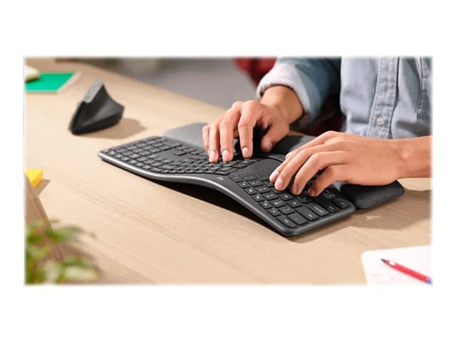 Logitech ERGO K860 - keyboard - QWERTY - UK - graphite Input Device — view 6