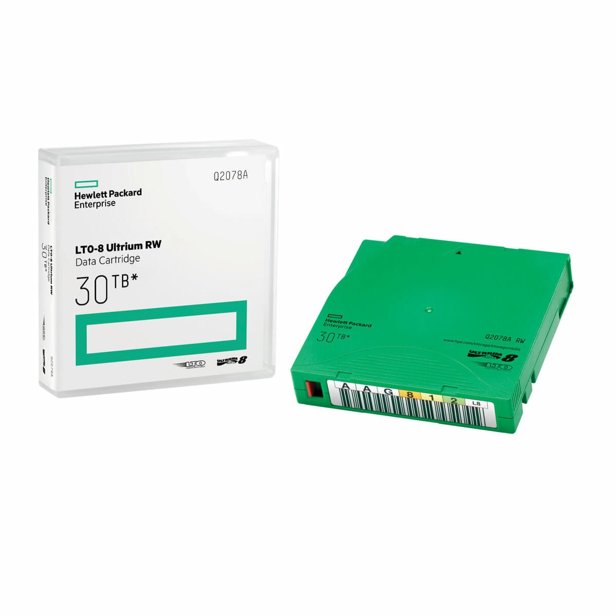 HPE Data Cart/LTO-8 Ultrium 30TB RW — view 2