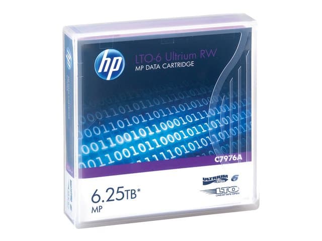 HPE Ultrium RW Data Cartridge - LTO Ultrium 6 x 1 - storage media — view 2