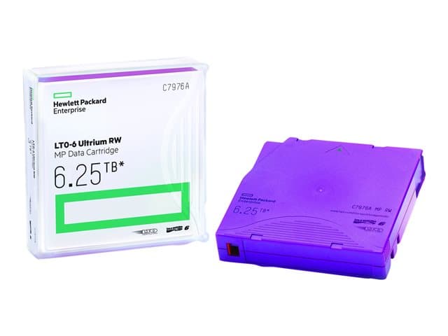 HPE Ultrium RW Data Cartridge - LTO Ultrium 6 x 1 - storage media — view 3