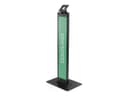 Compulocks Brandable VESA Floor Stand for Screens Up to 32 Inches stand - for LCD display - brandable, with large base plate - black thumbnail 1