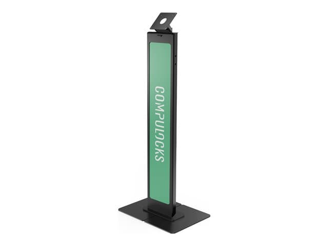 Compulocks Brandable VESA Floor Stand for Screens Up to 32 Inches stand - for LCD display - brandable, with large base plate - black