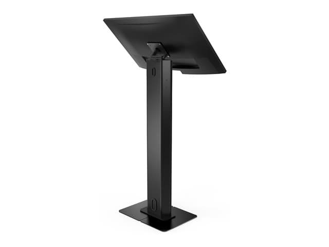 Compulocks Brandable VESA Floor Stand for Screens Up to 32 Inches stand - for LCD display - brandable, with large base plate - black — view 3