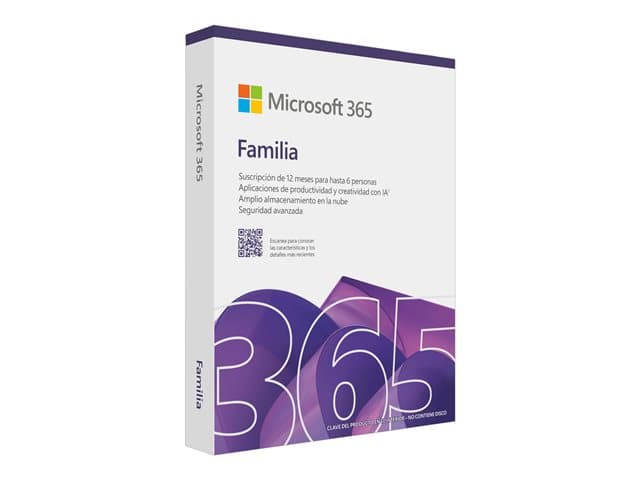 Microsoft 365 Family - subscription licence (1 year) - up to 6 users, up to 5 devices — view 2