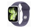 Apple Watch Series 11 (GPS + Cellular) - silver aluminium - smart watch with sport band - purple fog - 64 GB thumbnail 1