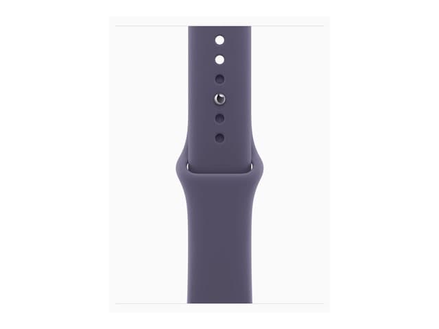 Apple Watch Series 11 (GPS + Cellular) - silver aluminium - smart watch with sport band - purple fog - 64 GB — view 2