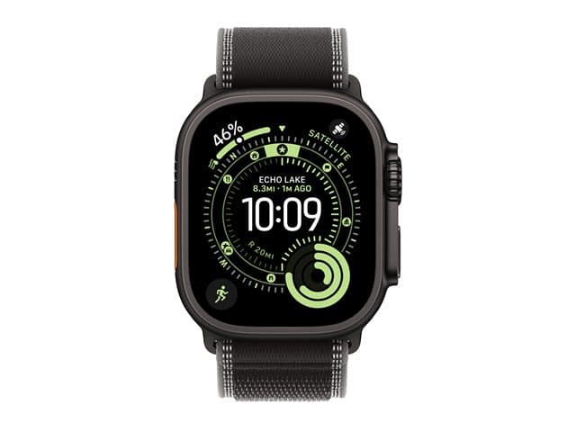 Apple Watch Ultra 3 - black titanium - Yes smart watch with Trail Loop - black/charcoal - 64 GB — view 4