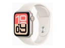 Apple Watch SE 3 (GPS) - starlight aluminium - smart watch with sport band - starlight - 64 GB thumbnail 1