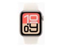 Apple Watch SE 3 (GPS) - starlight aluminium - smart watch with sport band - starlight - 64 GB thumbnail 3