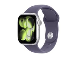 Apple Watch Series 11 (GPS) - silver aluminium - smart watch with sport band - purple fog - 64 GB