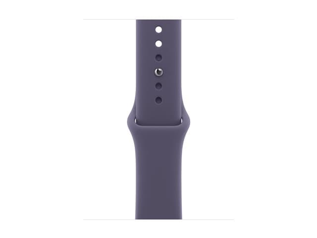 Apple Watch Series 11 (GPS) - silver aluminium - smart watch with sport band - purple fog - 64 GB — view 2