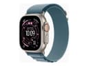 Apple Watch Ultra 3 - natural titanium - Yes smart watch with Alpine Loop - light blue - 64 GB thumbnail 4