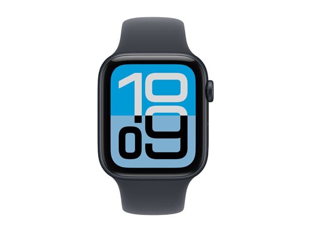 Apple Watch SE 3 (GPS + Cellular) - midnight aluminium - smart watch with sport band - midnight - 64 GB — view 2