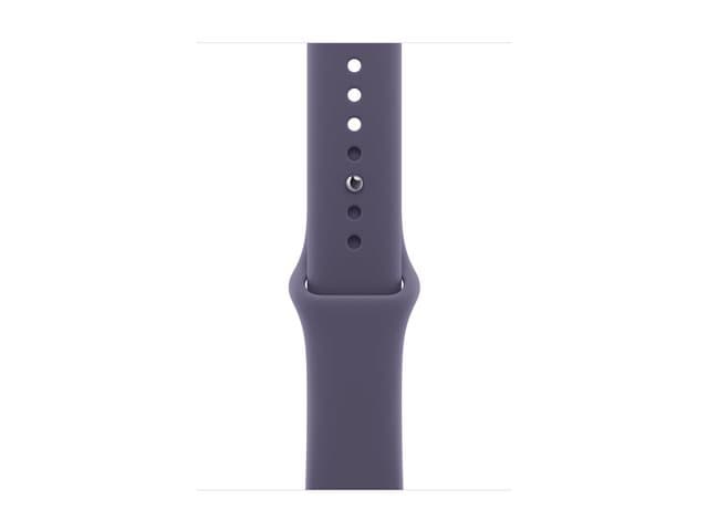 Apple Watch Series 11 (GPS) - silver aluminium - smart watch with sport band - purple fog - 64 GB — view 2