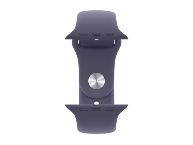 Apple Watch Series 11 (GPS) - silver aluminium - smart watch with sport band - purple fog - 64 GB — view 3