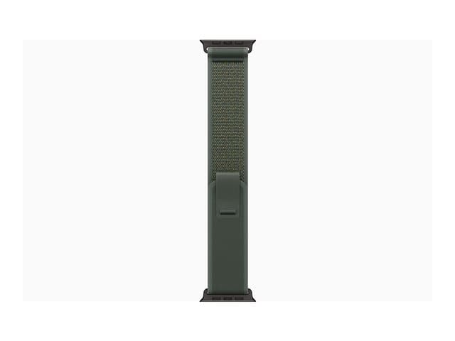 Apple Watch Ultra 2 GPS + Cellular 49mm Black Titanium Case with Dark Green Alpine Loop - Medium — view 4