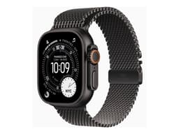 Apple Watch Ultra 3 - black titanium - Yes smart watch with milanese loop - black - 64 GB
