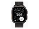 Apple Watch Ultra 3 - black titanium - Yes smart watch with milanese loop - black - 64 GB thumbnail 2