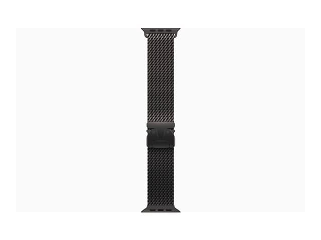 Apple Watch Ultra 3 - black titanium - Yes smart watch with milanese loop - black - 64 GB — view 3