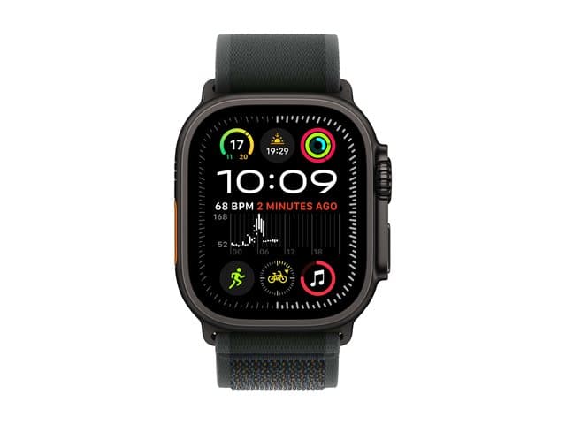 Apple Watch Ultra 2 GPS + Cellular 49mm Black Titanium Case with Black Trail Loop - M/L — view 4
