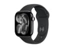 Apple Watch Series 11 (GPS + Cellular) - jet black aluminium - smart watch with sport band - black - 64 GB thumbnail 1