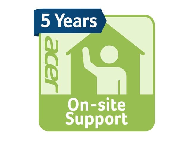 Acer Care Plus Non Booklet - extended service agreement - 5 years - on-site — view 2