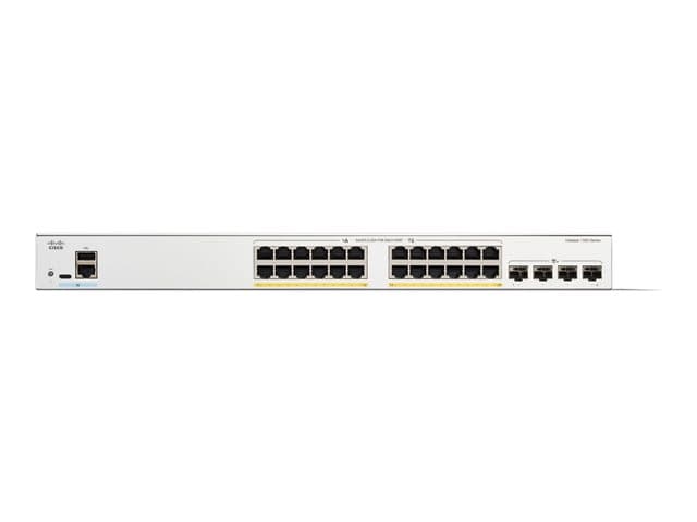 Cisco Catalyst 1300-24P-4X - switch - 24 ports - Managed - rack-mountable — view 2
