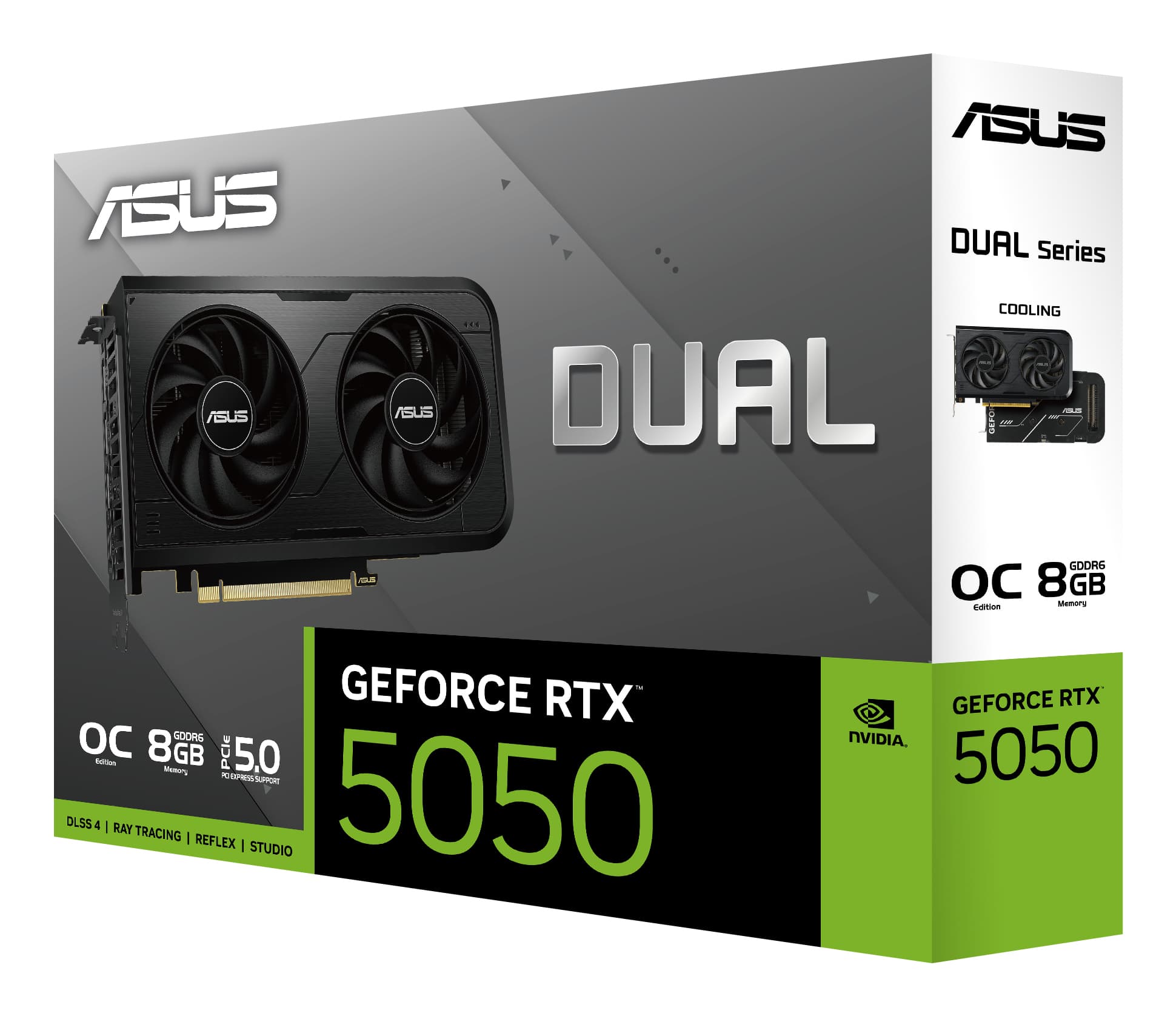 ASUS Dual - OC Edition - graphics card - GeForce RTX 5050 - 8 GB — view 3