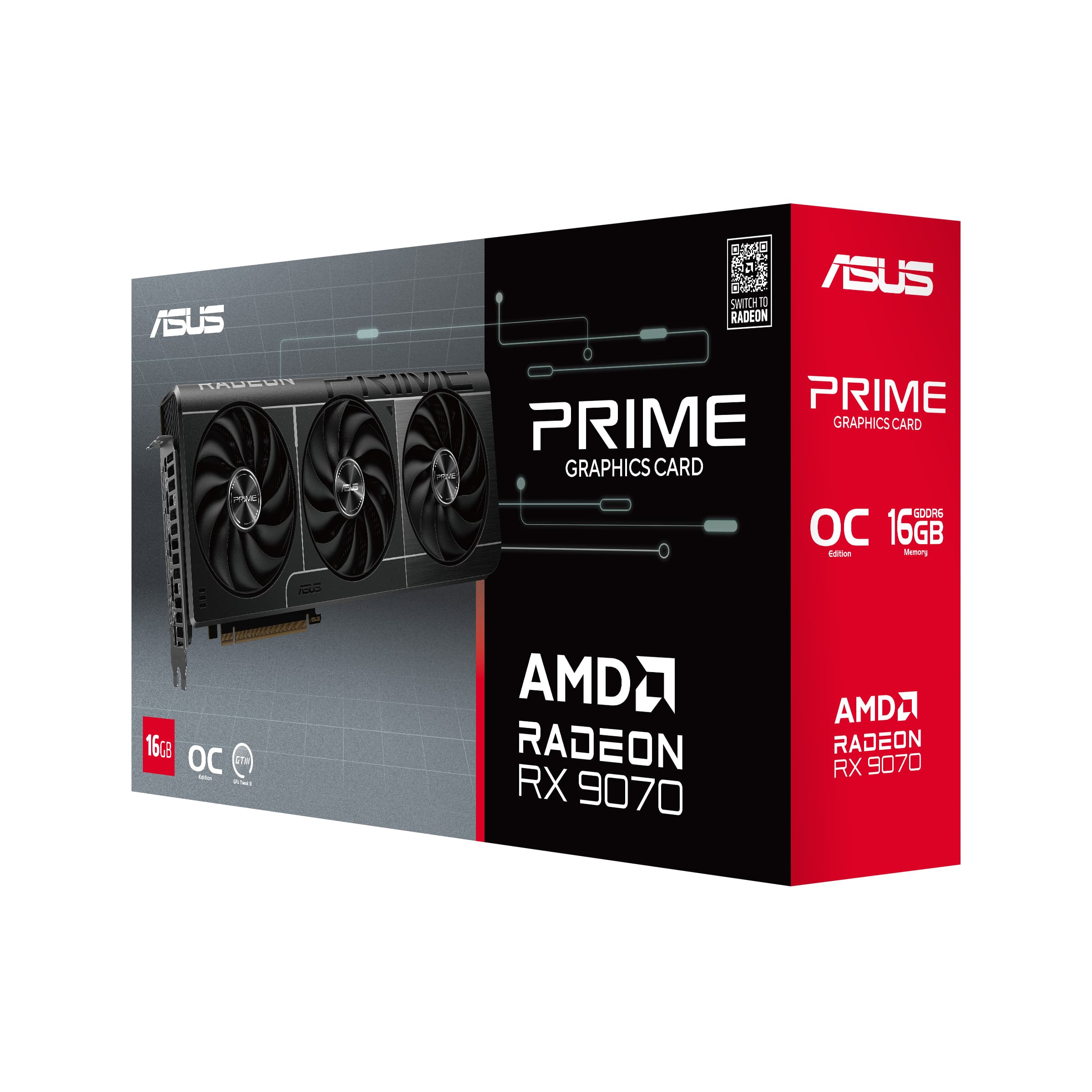 ASUS Prime -RX9070-O16G AMD Radeon RX 9070 16 GB GDDR6 — view 5