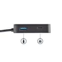 StarTech.com USB C Dock, Dual Monitor HDMI & DisplayPort 4K 30Hz, USB Type-C Laptop Docking Station 60W Power Delivery (PD), SD, 4-port USB-A 3.0 Hub, GbE, Audio, Thunderbolt 3 Compatible - USB 3.1 Gen 1 Dock (DK30CHDPPDUE) - Docking station - USB-C - HDMI, DP - 1GbE - 60 Watt thumbnail 4