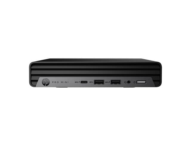 HP Pro 400 G9 - Mini Core i5 i5-14500T / up to 4.8 GHz - RAM 16 GB - SSD 512 GB - NVMe - UHD Graphics 770 - Gigabit Ethernet, IEEE 802.11ax (Wi-Fi 6E), Bluetooth 5.3 - Win 11 Pro - monitor: none - keyboard: UK - Smart Buy - with HP Wolf Pro Security Edition (1 year) — view 16