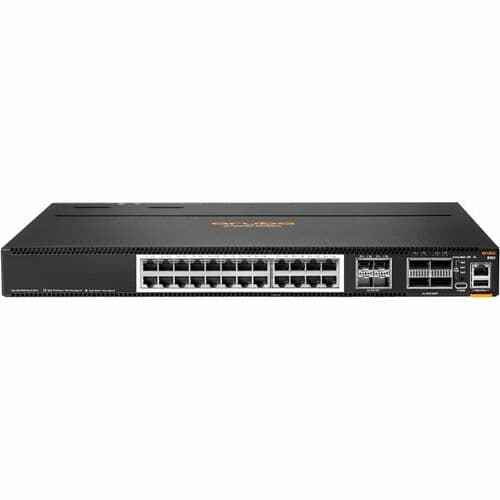 HPE Aruba Networking CX 8100 24x10G Base-T 4x10G SFP+ 4x40/100G QSFP28 BF 3Fan 2AC PSU SW Managed L3 10G Ethernet (100/1000/10000) 1U — view 3