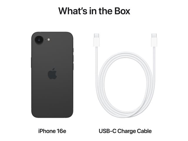 iPhone 16e 512GB Black — view 3