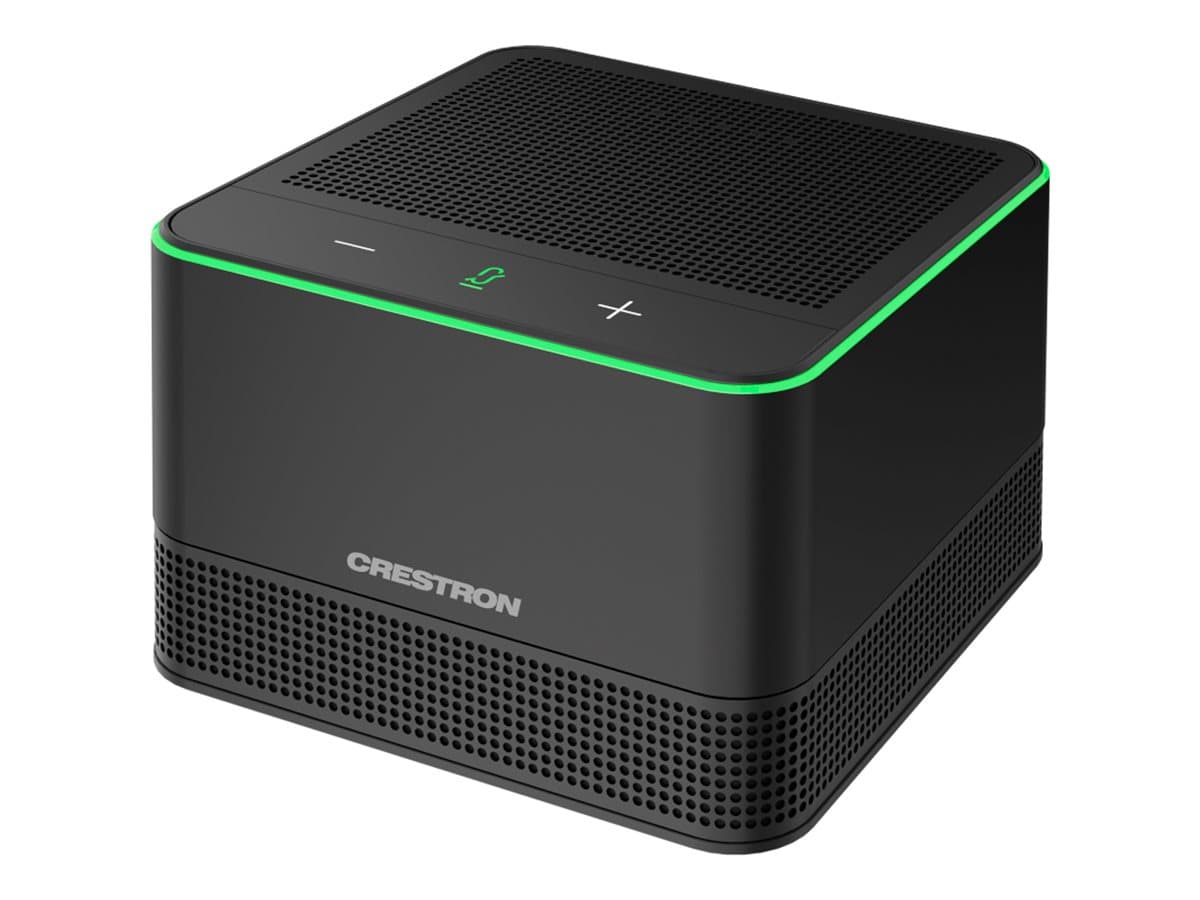 Crestron Flex Pod Wireless Speaker and Microphone, Black