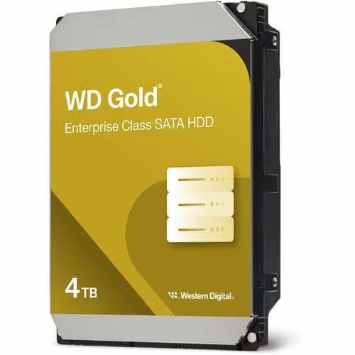 WD Gold WD4004FRYZ - Hard drive - Enterprise - 4 TB - internal - 3.5" - SATA 6Gb/s - 7200 rpm - buffer: 256 MB — view 2