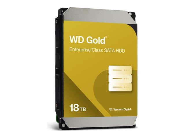 WD Gold WD181KRYZ - hard drive - 18 TB - SATA 6Gb/s — view 2