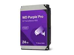 WD Purple Pro WD241PURP - hard drive - 24 TB - surveillance, smart video - SATA 6Gb/s
