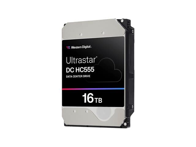 WD Ultrastar DC HC555 - hard drive - Data Centre - 16 TB - SAS 12Gb/s