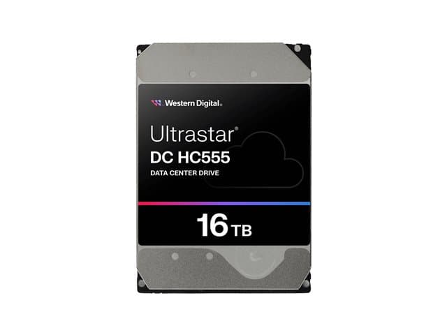WD Ultrastar DC HC555 - hard drive - Data Centre - 16 TB - SAS 12Gb/s — view 3