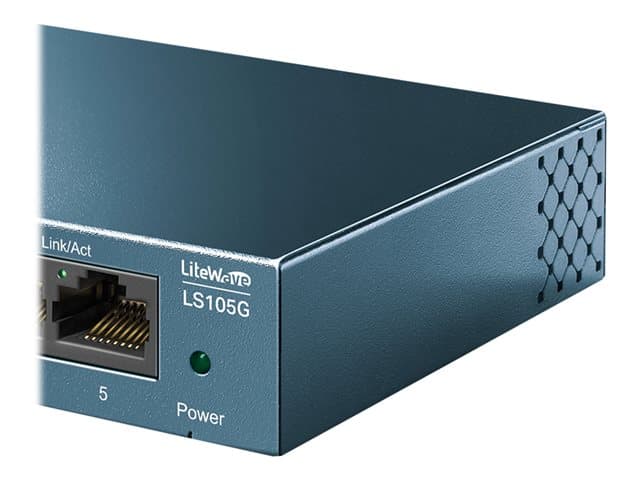 TP-Link LiteWave LS105G - switch - 5 ports - unmanaged — view 2