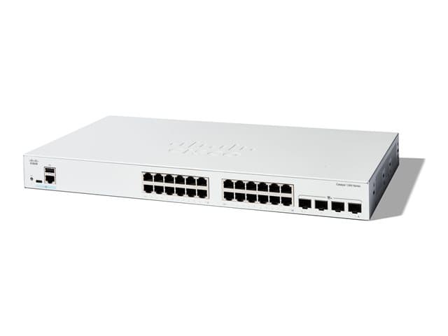 Cisco Catalyst 1300-24T-4X - switch - 24 ports - Managed - rack-mountable