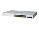 Cisco Business 220 Series CBS220-24FP-4G - switch - 28 ports - smart - rack-mountable thumbnail 1