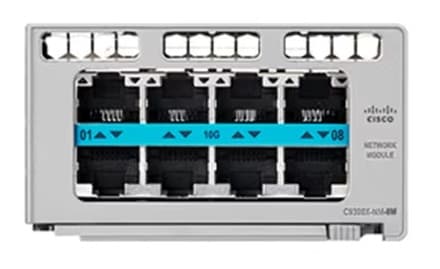 Cisco Catalyst 9300 Series Network Module - Expansion module - 100M/1G/2.5G/5G/10 Gigabit Ethernet x 8